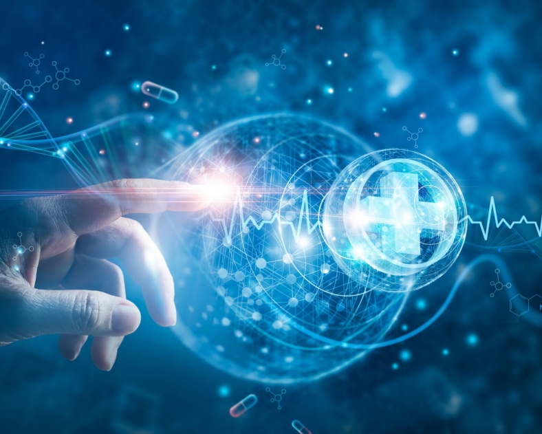 Medicine,Doctor,Touching,Medical,Global,Network,,Computing,Electronic,Medical,Record.